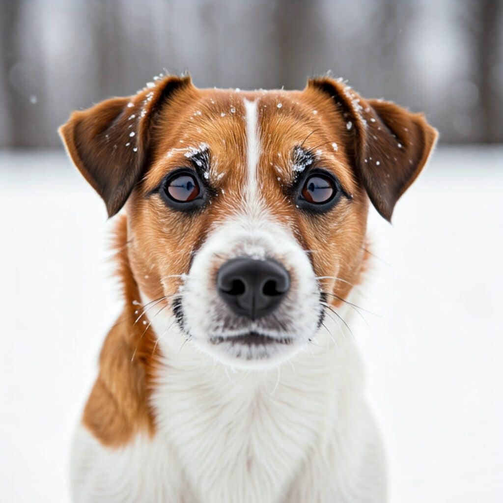 cold weather shaking dog