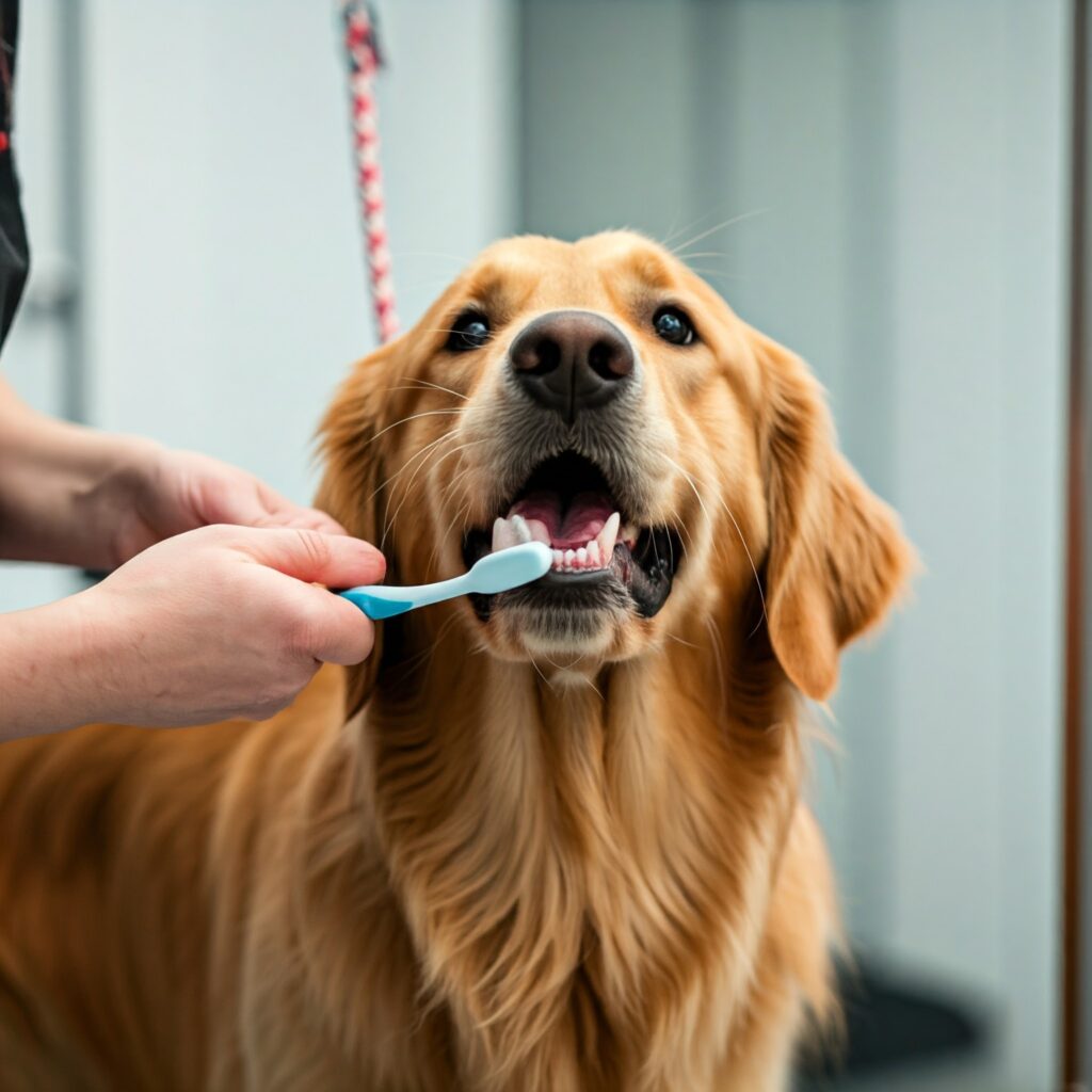 dog Teeth Brushing