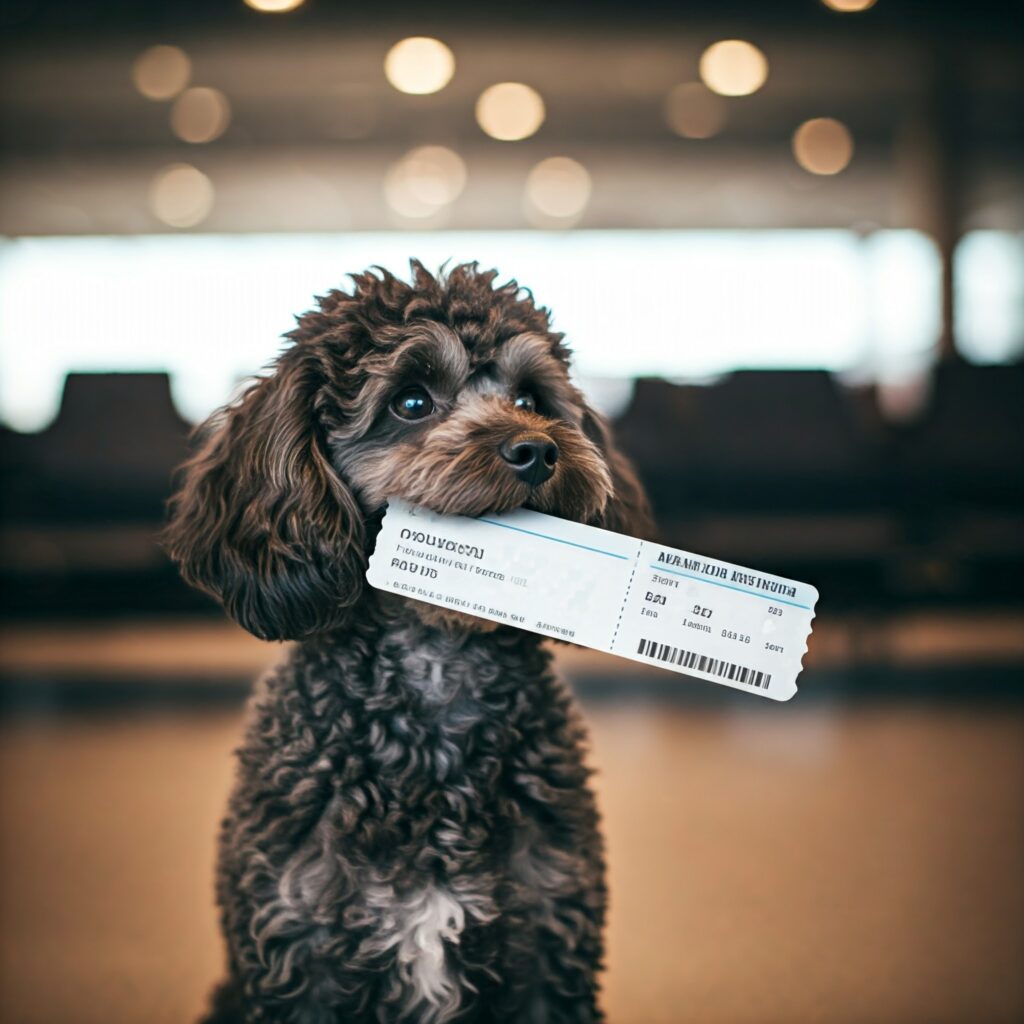 flying with a dog
traveling with a dog
traveling with a petf