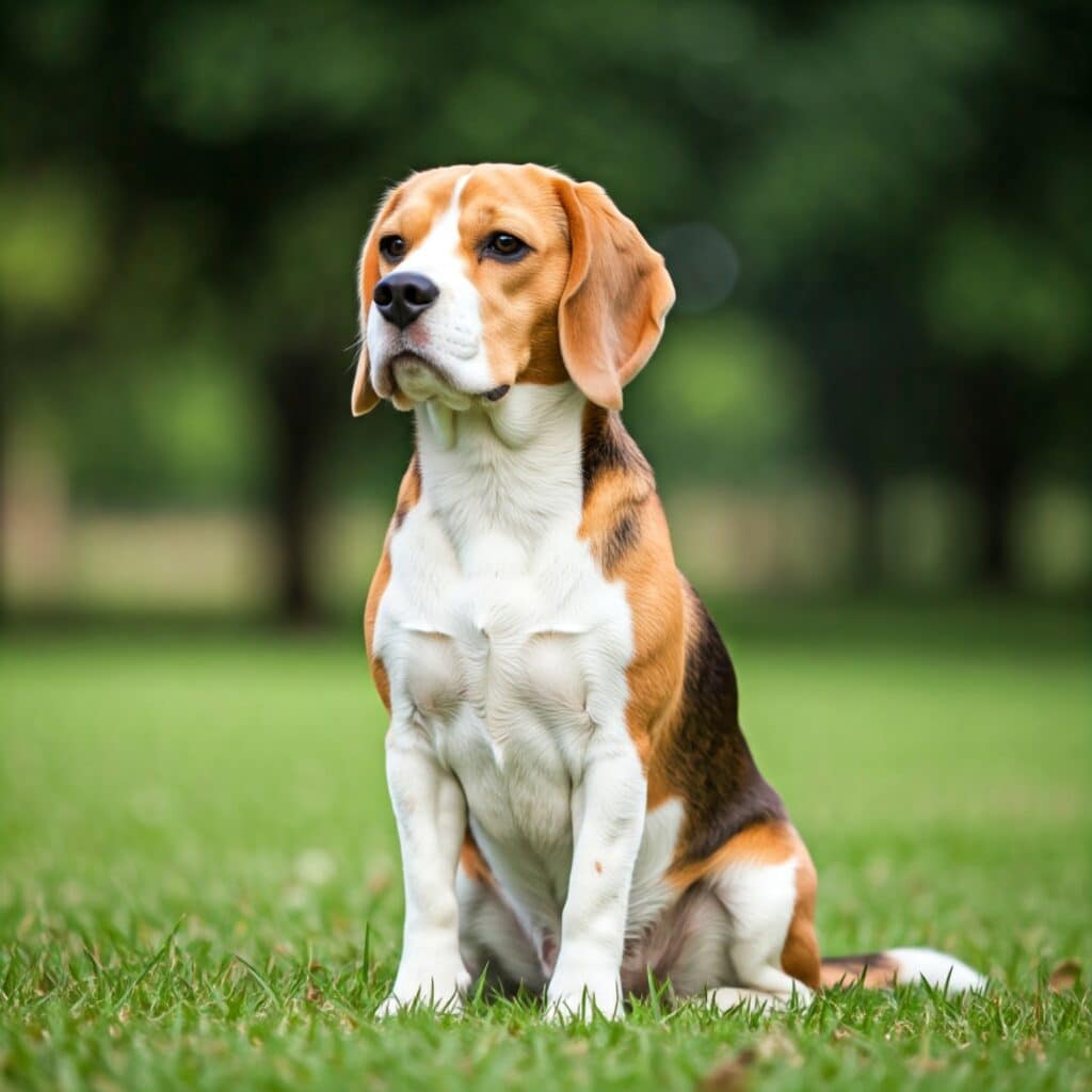 sitting dog